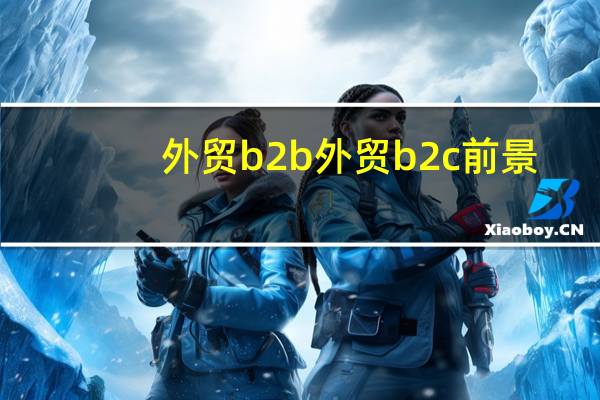 外贸b2b外贸b2c前景
