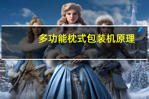 多功能枕式包装机原理