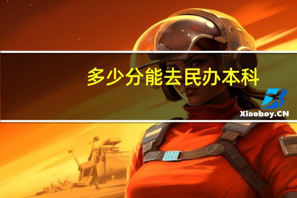 多少分能去民办本科