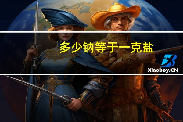 多少钠等于一克盐