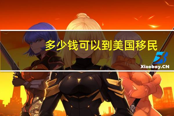 多少钱可以到美国移民