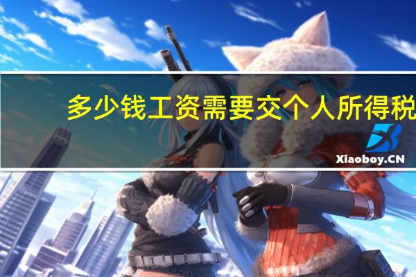 多少钱工资需要交个人所得税