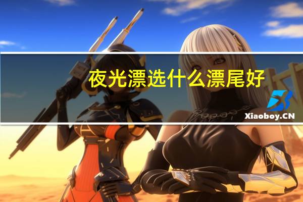 夜光漂选什么漂尾好