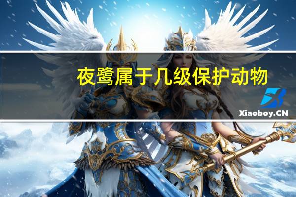 夜鹭属于几级保护动物