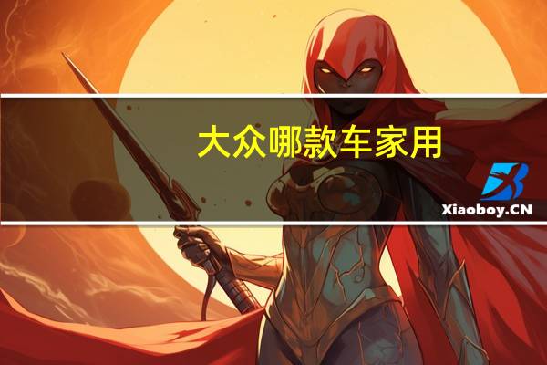 大众哪款车家用