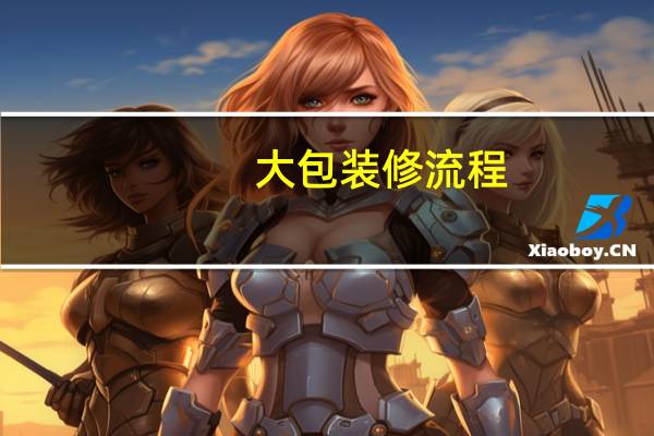 大包装修流程