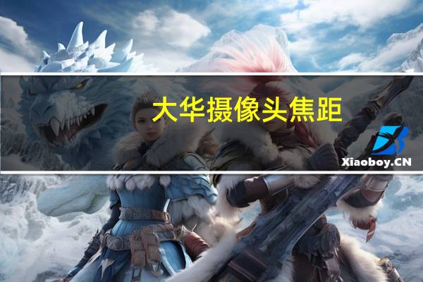 大华摄像头焦距