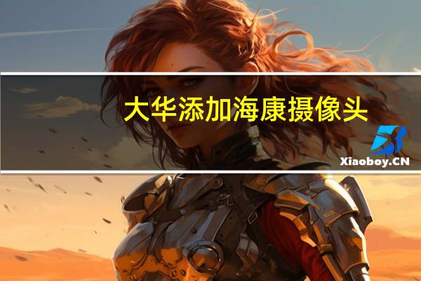 大华添加海康摄像头
