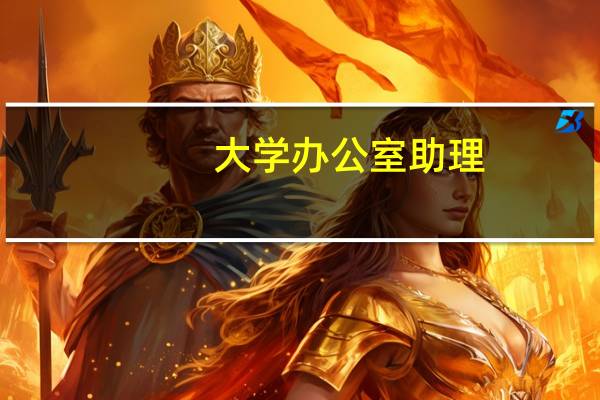 大学办公室助理