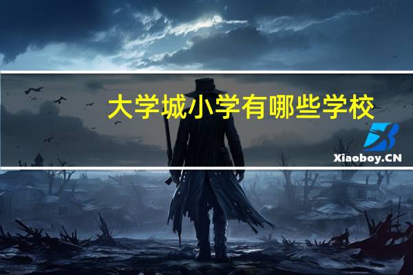 大学城小学有哪些学校