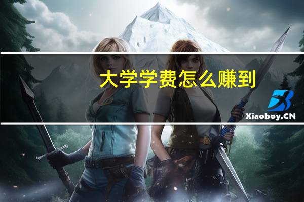 大学学费怎么赚到