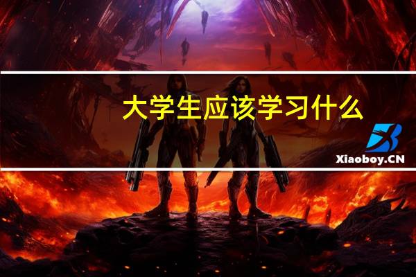 大学生应该学习什么