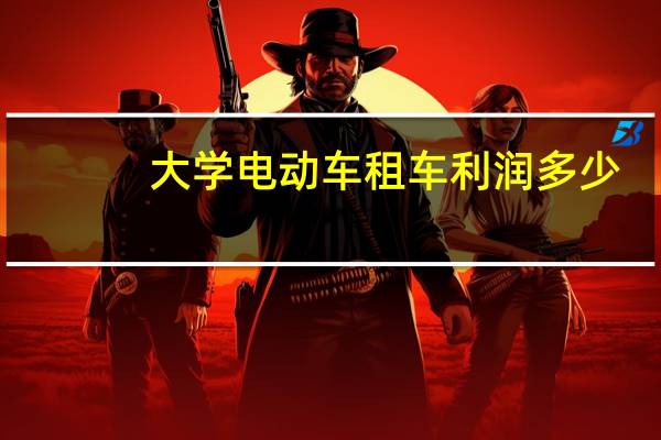 大学电动车租车利润多少