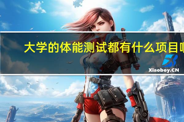 大学的体能测试都有什么项目啊