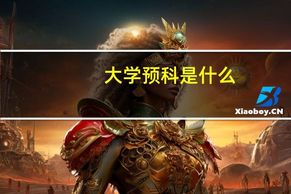 大学预科是什么