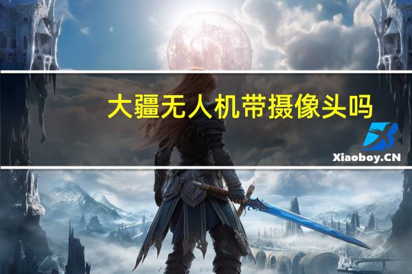 大疆无人机带摄像头吗