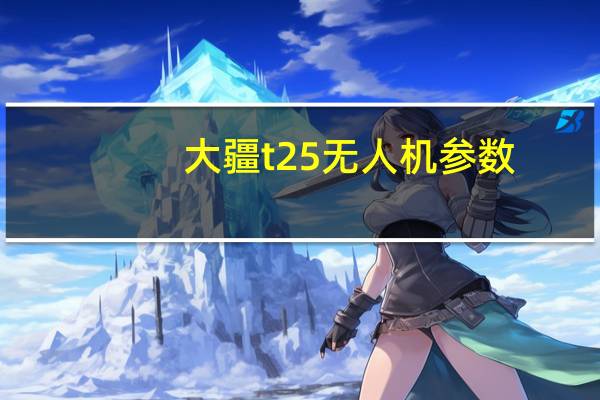 大疆t25无人机参数