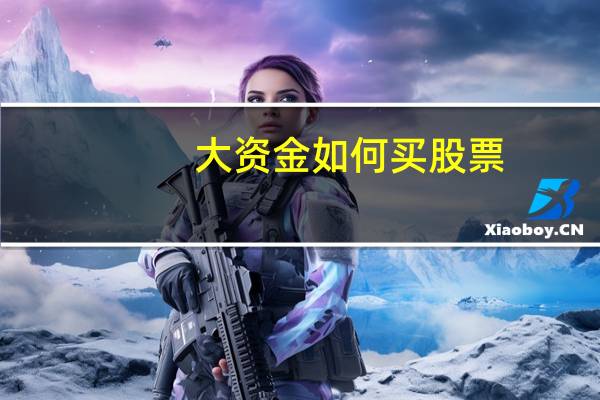 大资金如何买股票