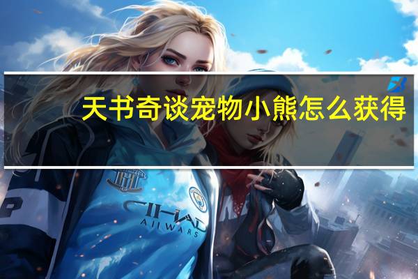 天书奇谈宠物小熊怎么获得