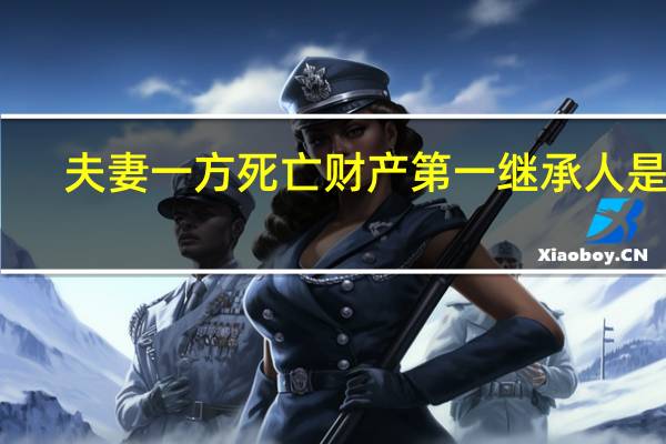 夫妻一方死亡财产第一继承人是谁