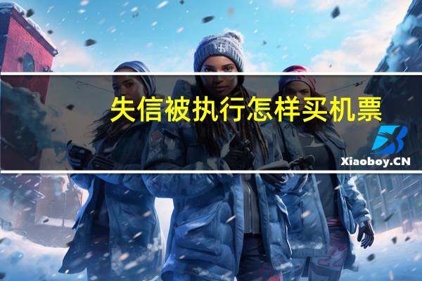 失信被执行怎样买机票