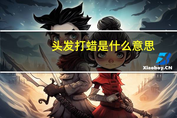 头发打蜡是什么意思