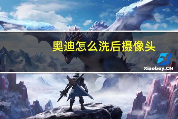 奥迪怎么洗后摄像头