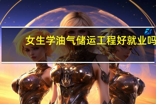 女生学油气储运工程好就业吗
