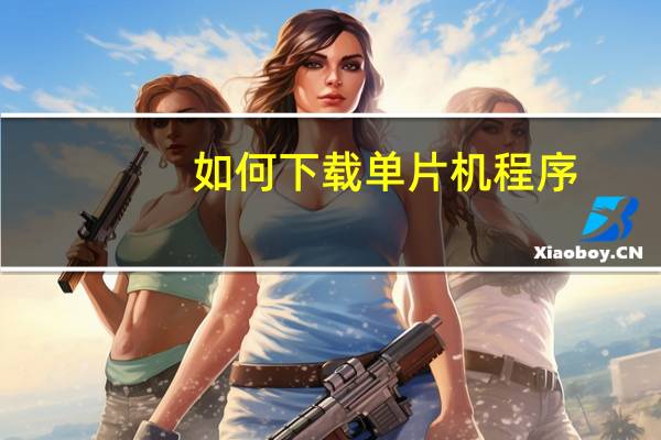 如何下载单片机程序