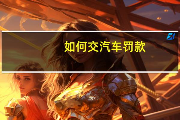 如何交汽车罚款