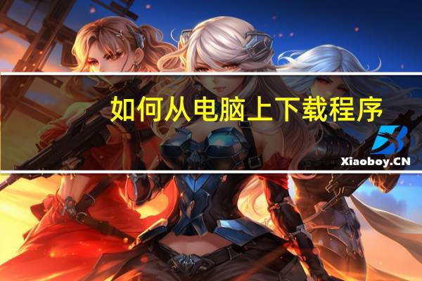 如何从电脑上下载程序