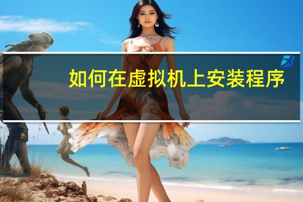 如何在虚拟机上安装程序