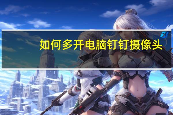 如何多开电脑钉钉摄像头