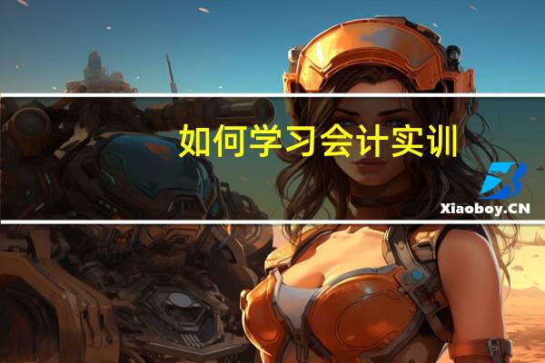 如何学习会计实训