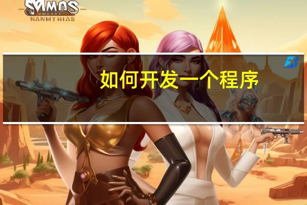 如何开发一个程序