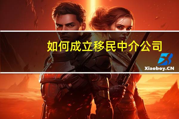 如何成立移民中介公司