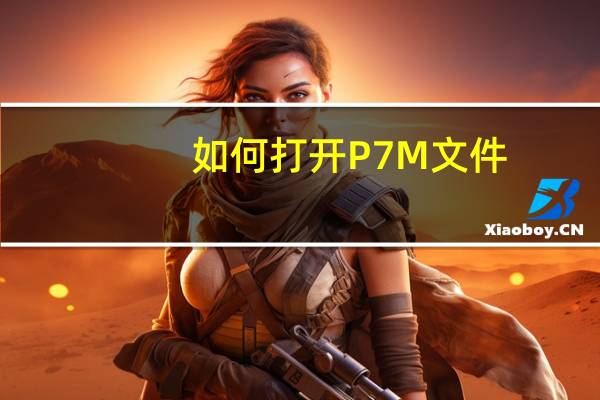 如何打开P7M文件