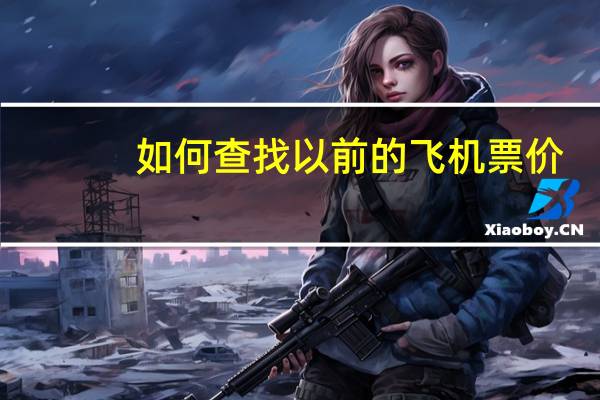如何查找以前的飞机票价