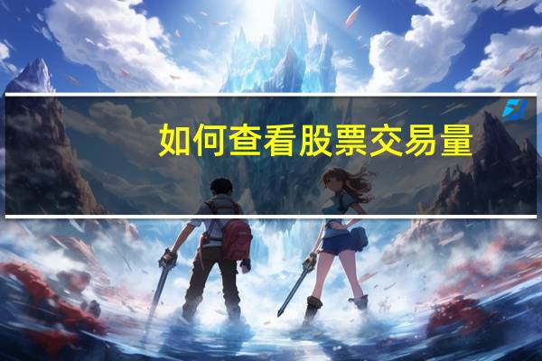如何查看股票交易量
