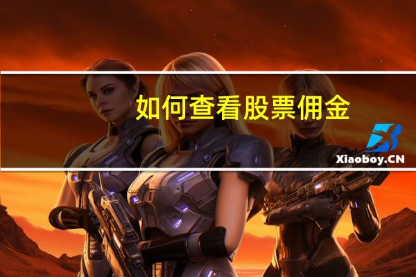 如何查看股票佣金