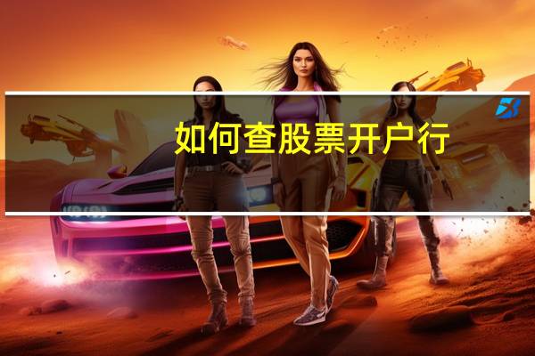 如何查股票开户行