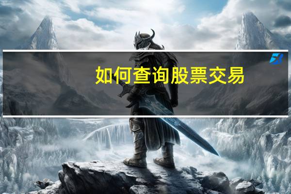如何查询股票交易