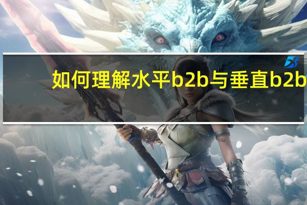 如何理解水平b2b与垂直b2b