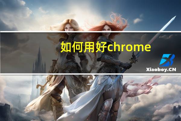 如何用好chrome