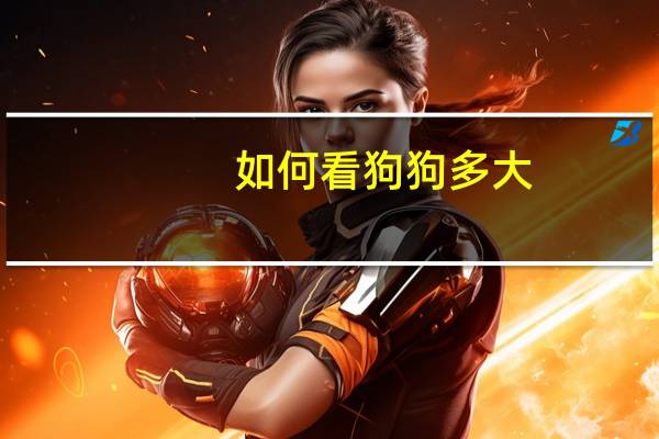 如何看狗狗多大