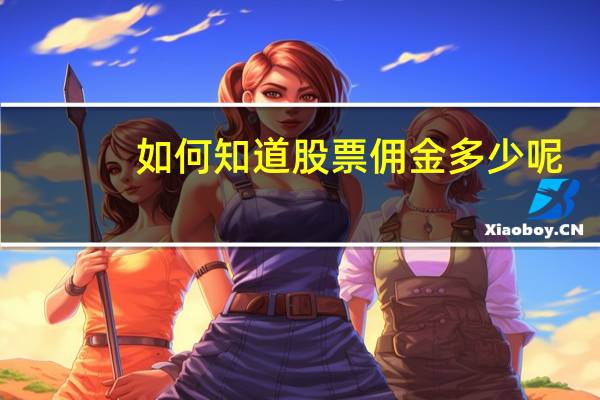 如何知道股票佣金多少呢