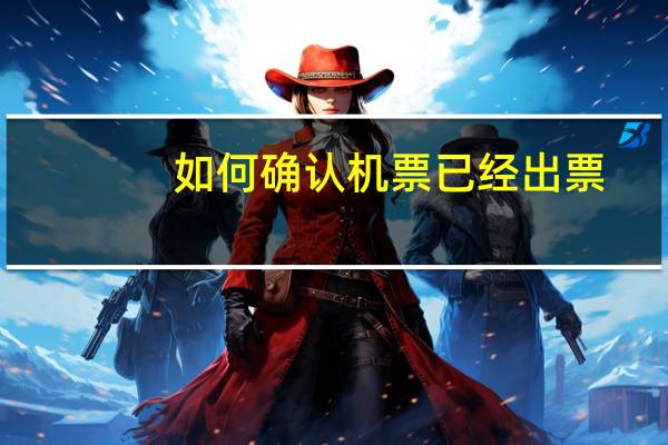 如何确认机票已经出票
