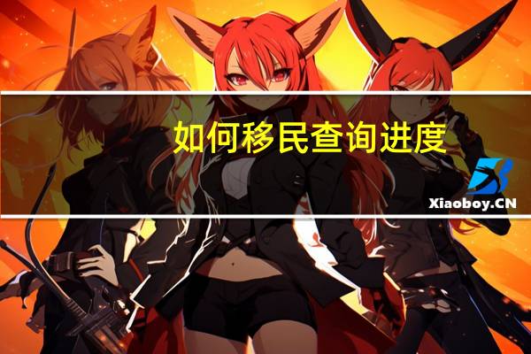 如何移民查询进度