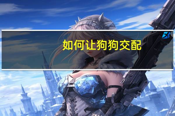如何让狗狗交配