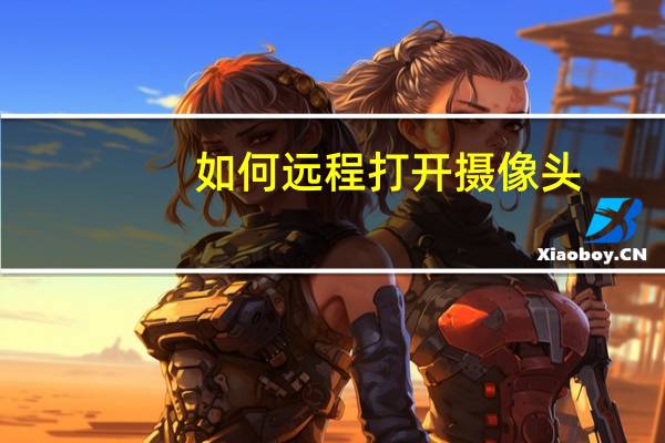 如何远程打开摄像头